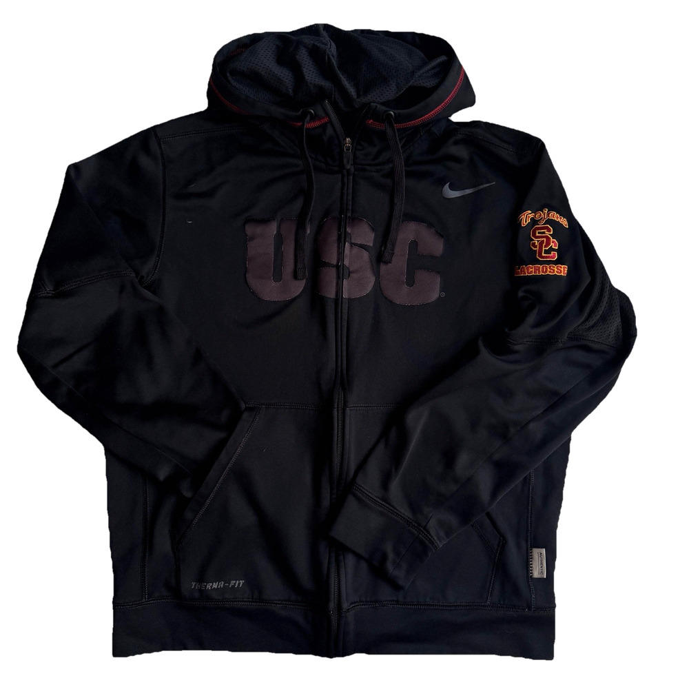 USC‎ Trojans Lacrosse Nike Therma-Fit Hooded Team Training Jacket - Men's Small